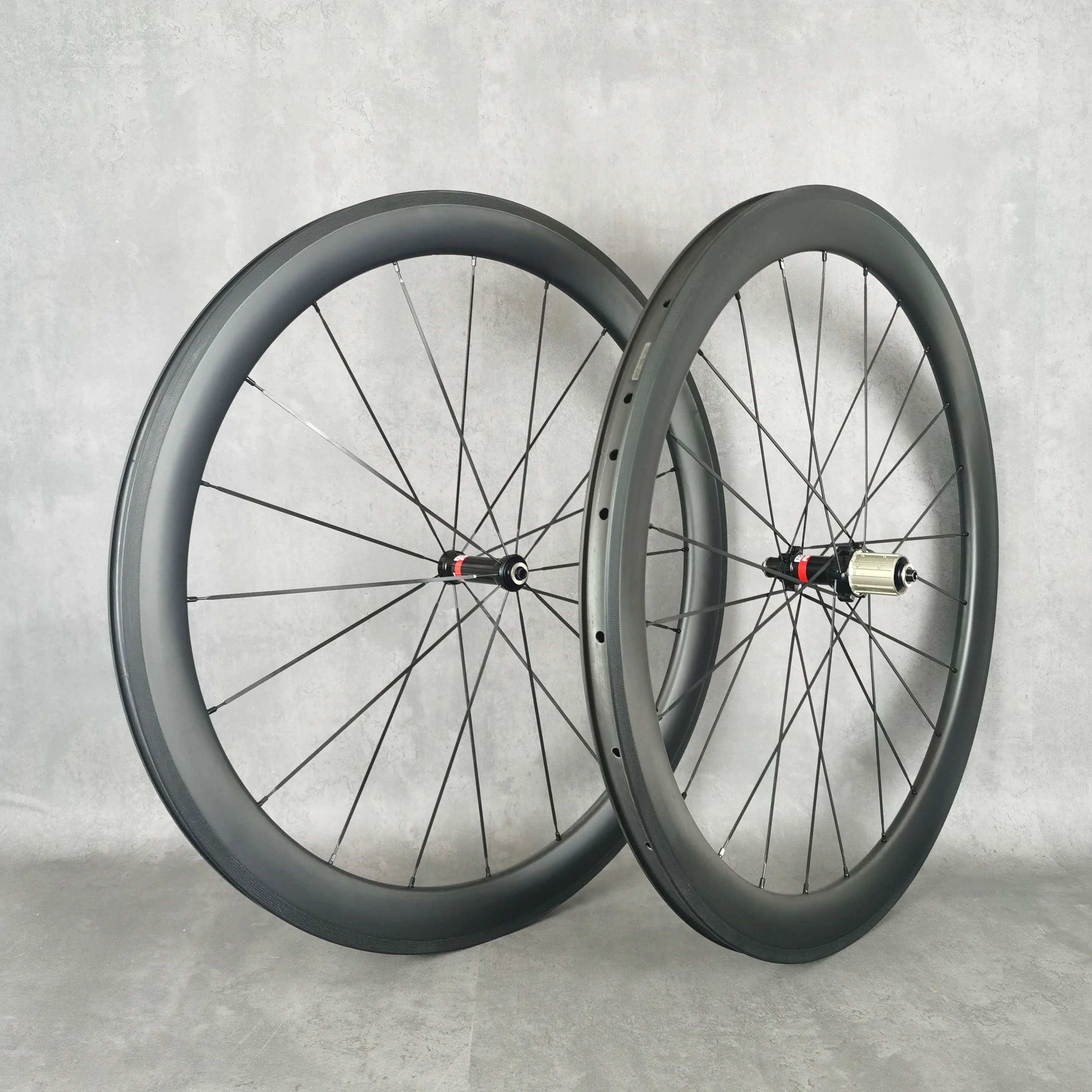 Road Bike Carbon Wheels V Brake, 38mm, 45mm, 50mm, 60mm Depth, 25mm, 23mm Width, UD Matte, Glossy Finish, Novatec Hub Shiman0