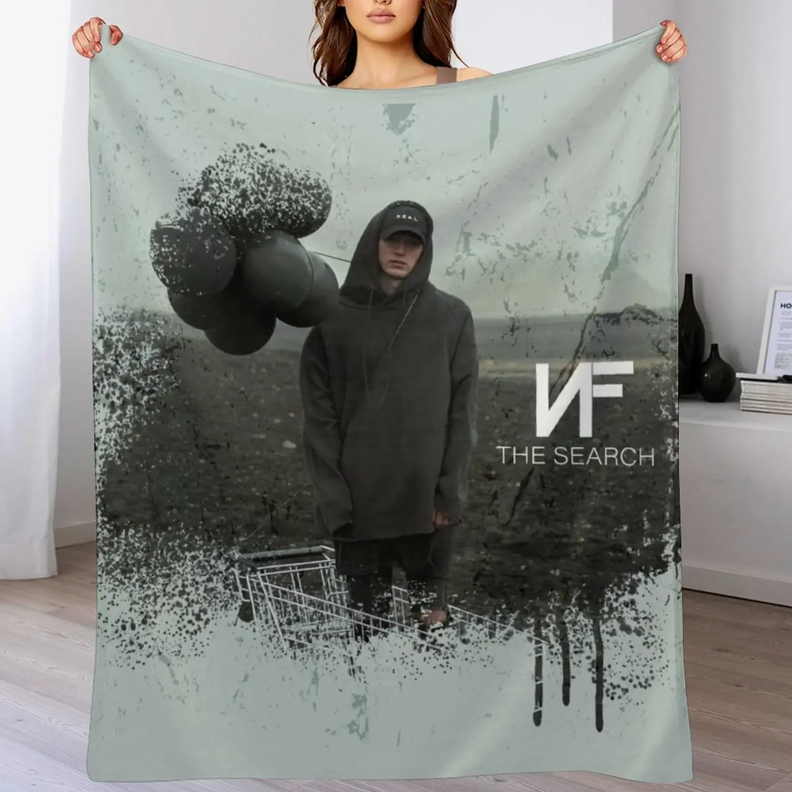 NF - The Search Throw Blanket Cozy Light Blanket for Travel Camping Picnic