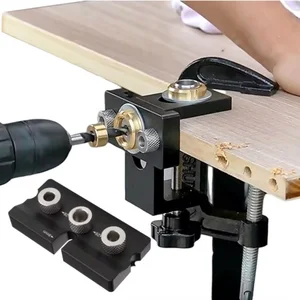 3 -in -1 Hướng dẫn khoan gỗ có thể điều chỉnh, định vị, dụng cụ khoan, nhân viên gỗ cho bánh xe lập dị, sửa đổi bảng gỗ 12 Bán hàng chính Gabarito cho Wooders - №8
