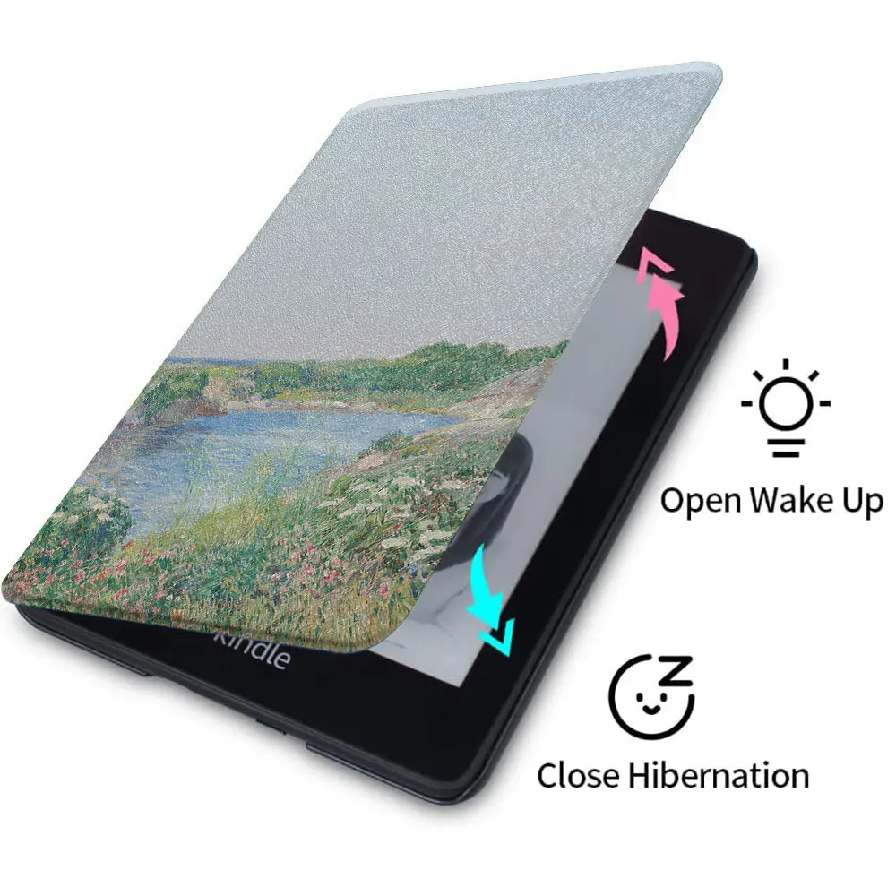 kindle case oil painting scenery paperwhite4th Silicone soft shell  funda 2021 11th  8th generation