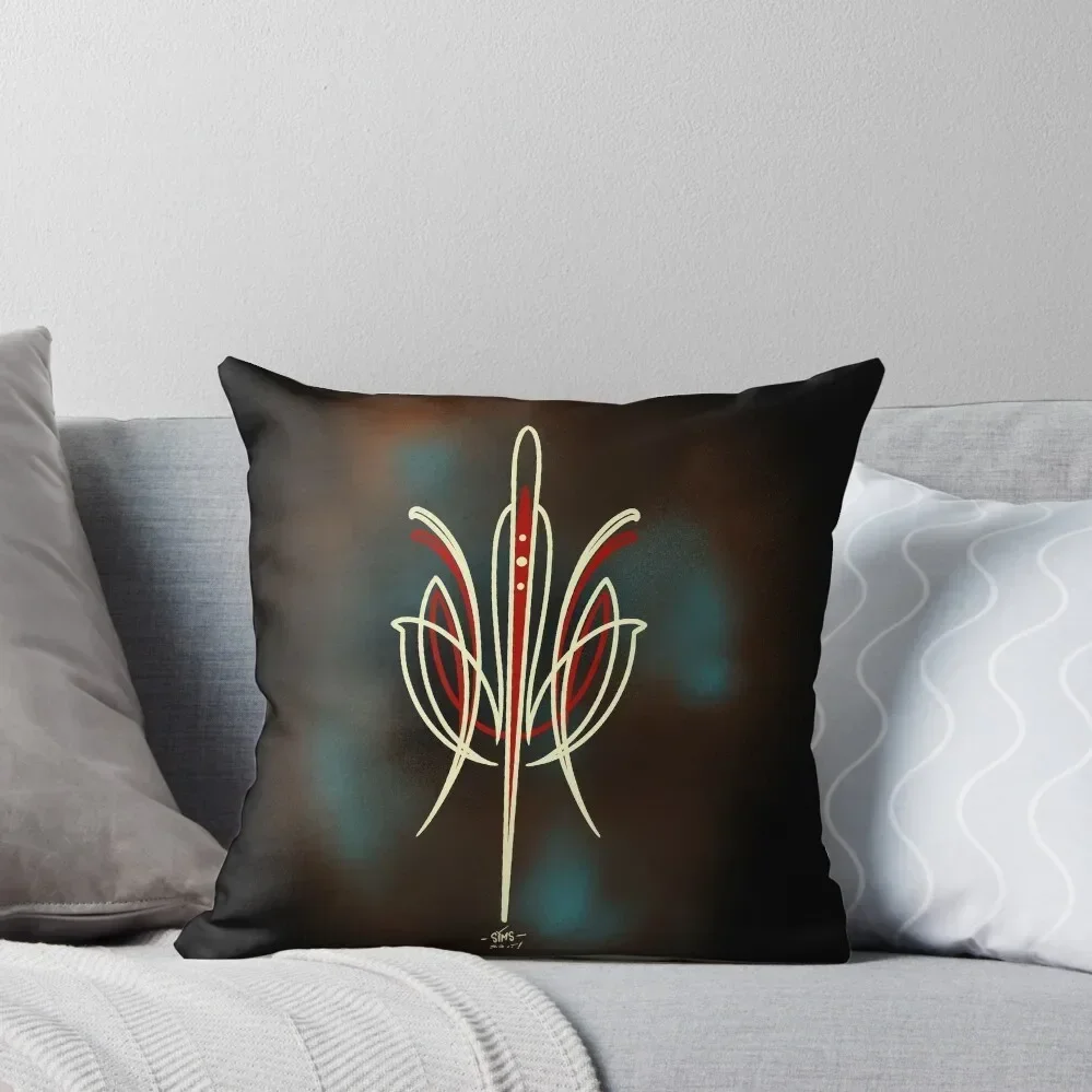 Patina pinstripe Throw Pillow anime girl Decorative Cushion Cover pillow