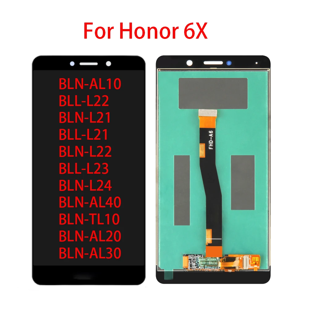 LCD Display For Huawei Honor 6X 7X 8A 8C 8S 2019 8X Max 6C Pro LCD Display Touch Screen Digitizer Assembly Replacement Part