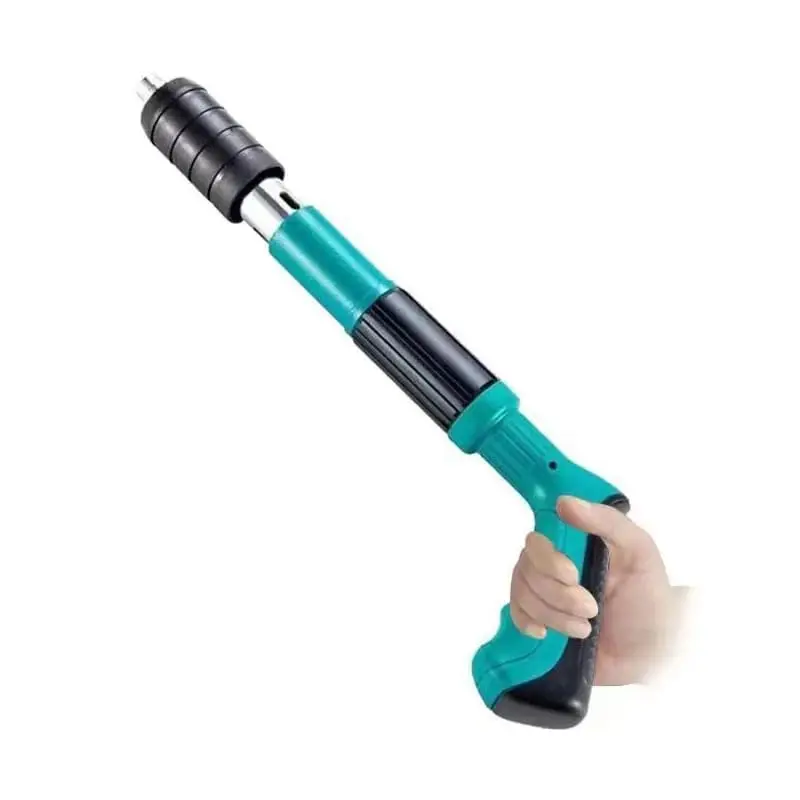 Concrete Nail Gun Kits Adjustable Manual Steel Nail Gun Wall Anchor Wire Slotting Device Wall Fastening Power Tool Household