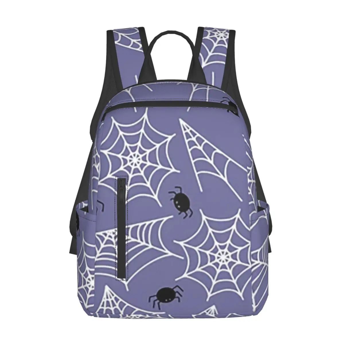 Halloween Black Cat Spider Gothic Witch Backpack Daypack Large Capacity Children BookBag School Bag Shoulder Bags for Men Women
