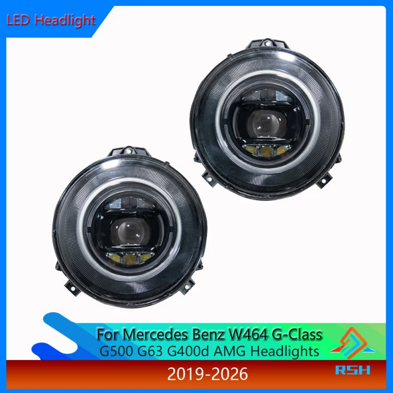 

Front Light For Mercedes Benz W464 G Class 2019-2026 G500 G63 G400d AMG Modified LED Projector Turn Light Headlight Assembly