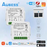 Tuya Smart WiFi ZigBee Curtain Module Dimmer Curtain Switch For Blinds Roller Shutter Alexa Google Home Voice Remote Control