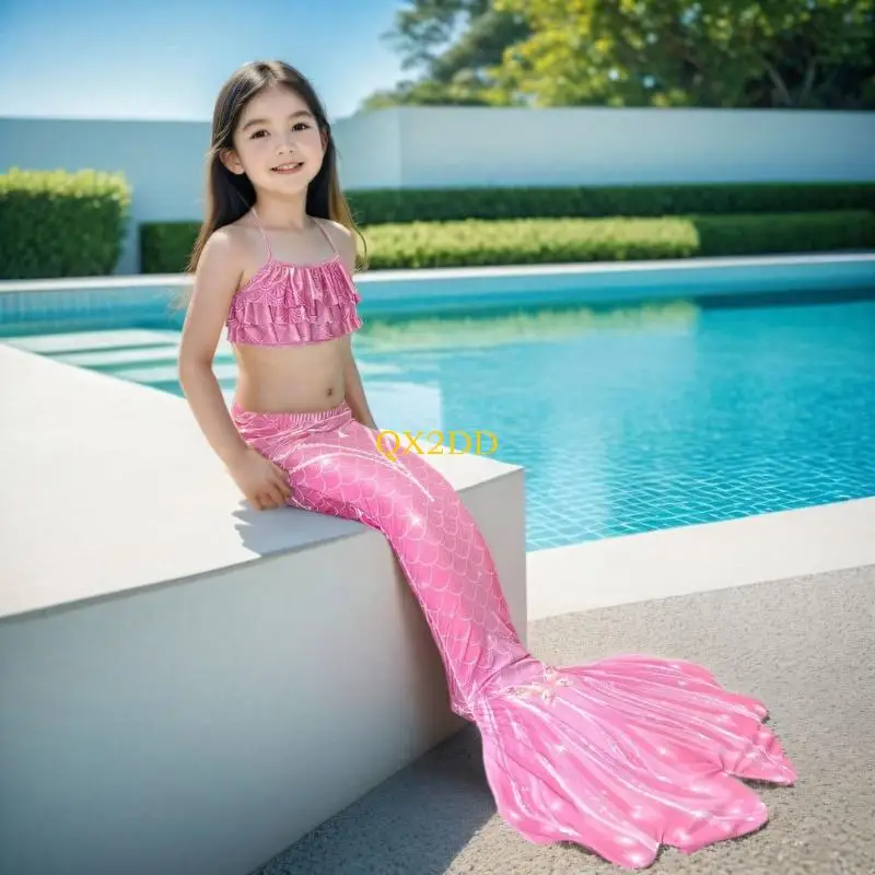 

QX2D Toddler Ocean Animal Bathing Suit Sparkling Design Flexible Polyester Fabric