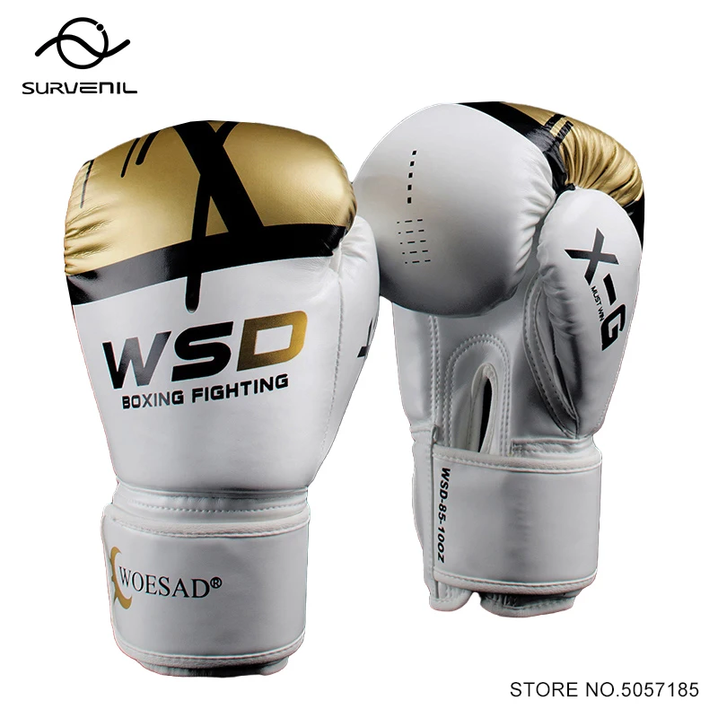 

Boxing Gloves Men Women Child Muay Thai Glove PU Gold Karate Kickboxing MMA Gloves Fight Sandbag Punching Training Equipment