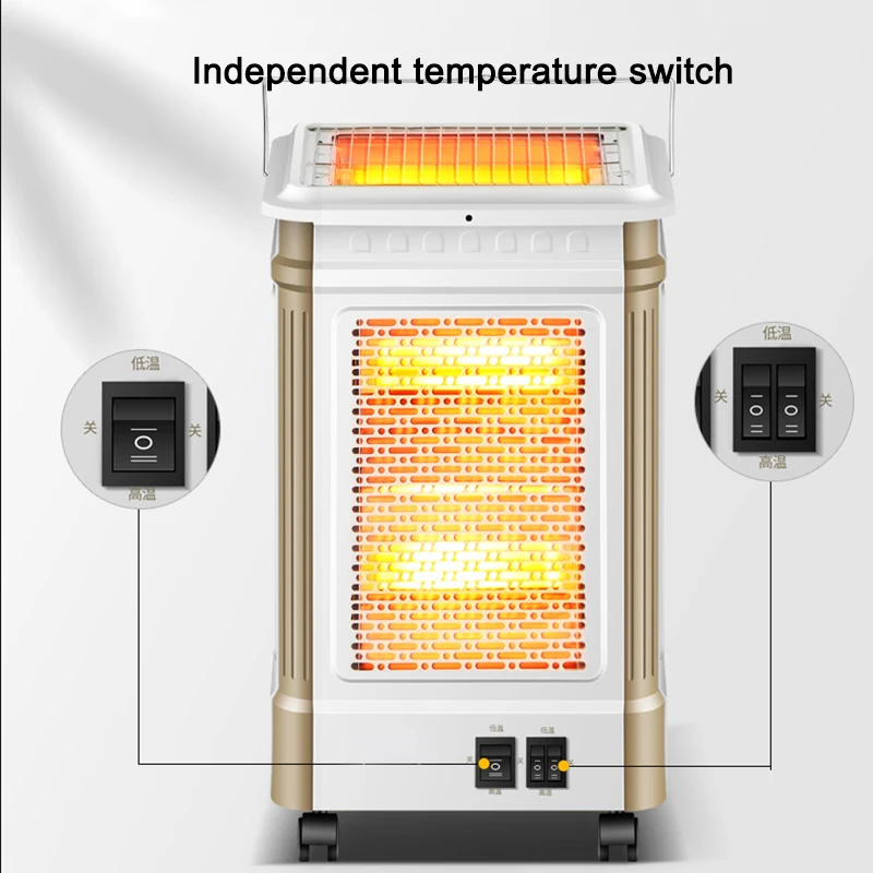 Pięciostronny grzejnik typu grill przeciwpożarowy mały piekarnik elektryczny słoneczny domowy czterostronny piec podgrzewany elektrycznie