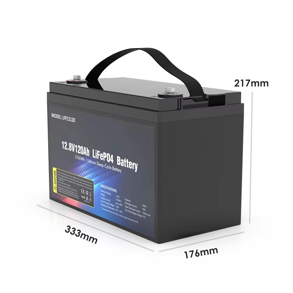 Rechargeable 12V Lithium Ion Batteries 12.8V 120Ah 150Ah 200Ah LiFePO4 Battery