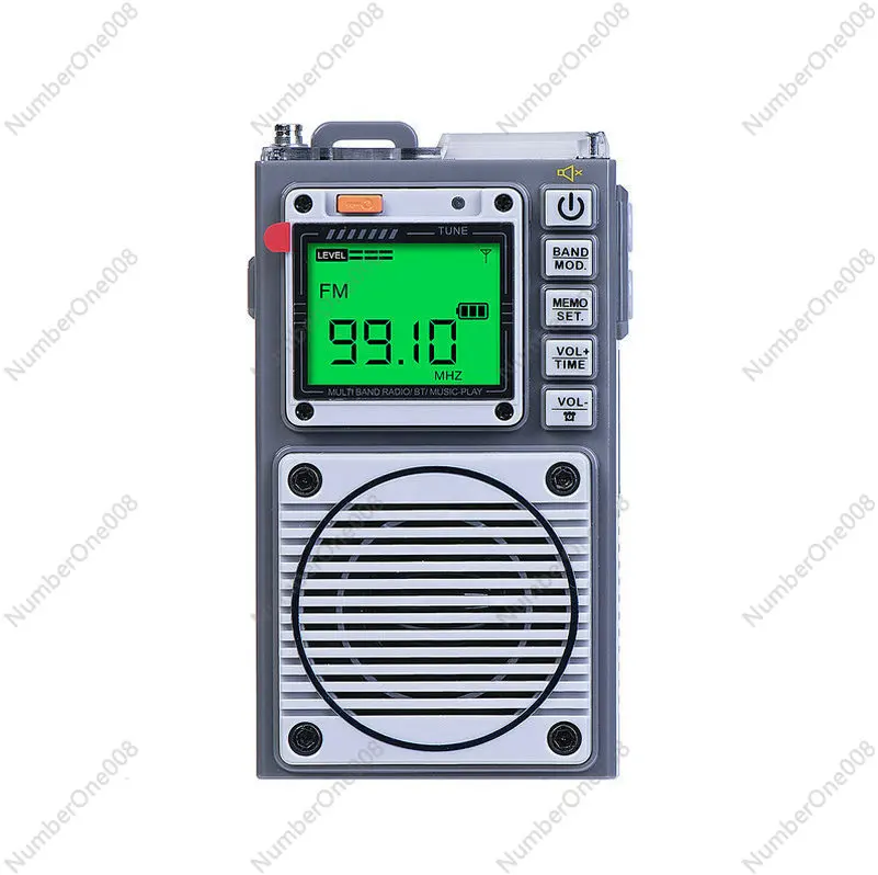 

Портативное вседиапазонное радио 787, Bluetooth 5.0, AM/FM/SW/WB-приемник с MP3-плеером на TF-карте, светодиодным фонариком и сигнализацией SOS