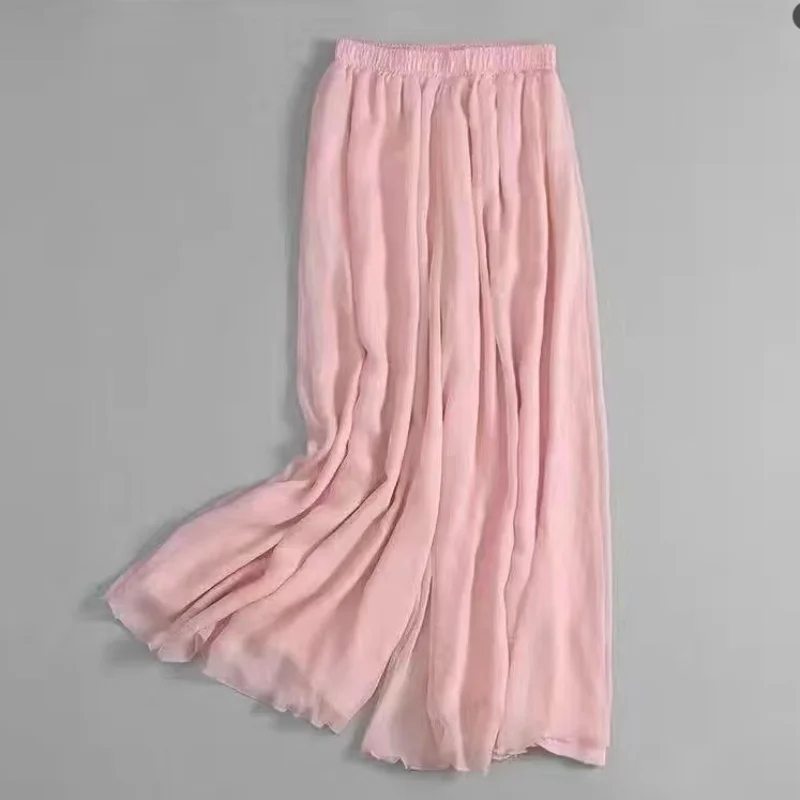 Klassische Tanz-Chiffon-Hose, weites Bein, Hose für Frauen, moderne Tanz-Trainingshose, lockere Tanzhose, Körper-Yoga-Hose für Erwachsene und Mädchen