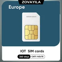 GPS Tracker SIM Card 2G/3G/4G Network for IoT Devices European Roaming Data 360MB Pet GPS Collar 365 Days Service