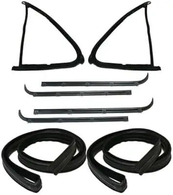 

Complete Door Window Seal Kit for 1987-1991 Bronco – Driver & Passenger Side