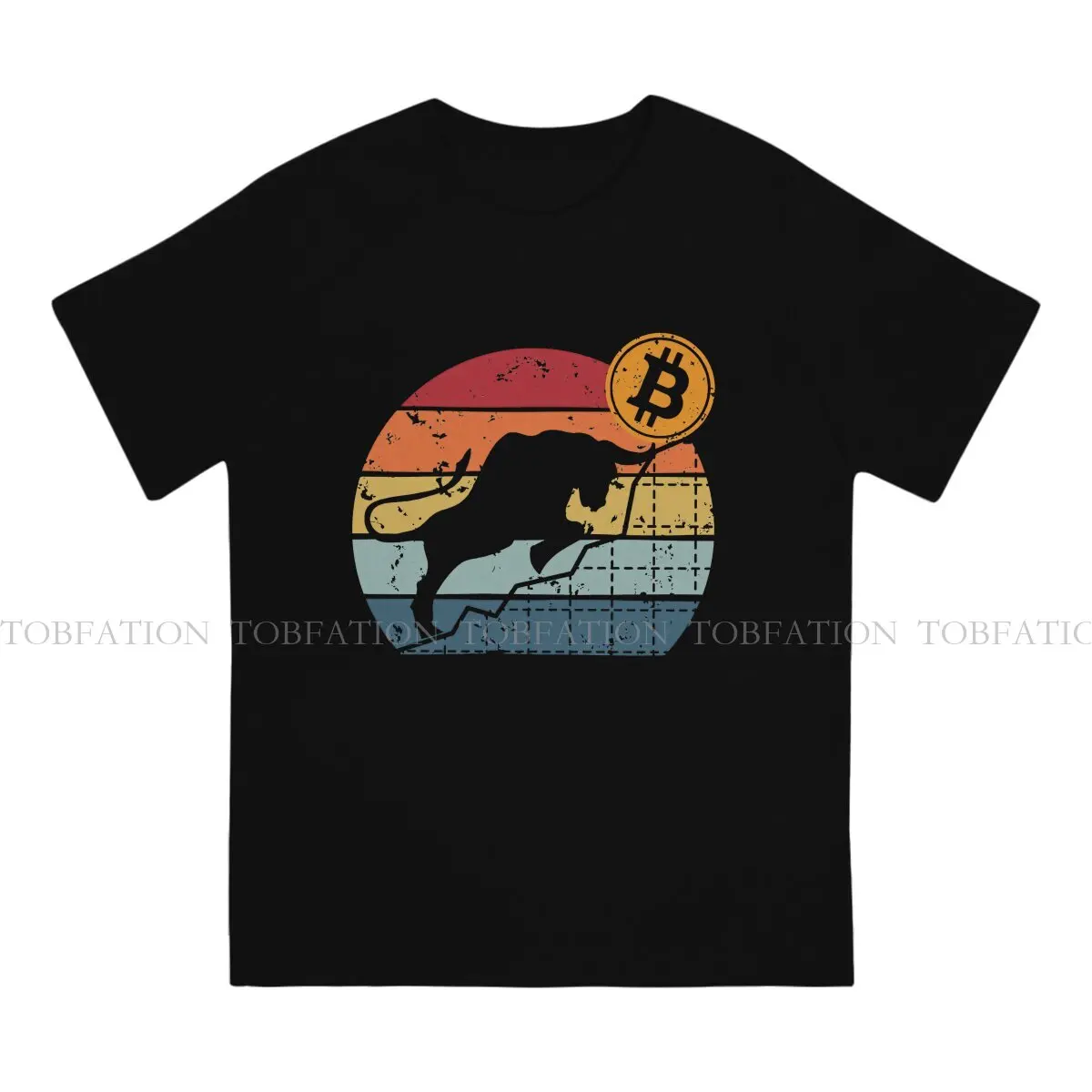 Trader Or Holder Hip Hop TShirt Vintage Bitcoin Cryptocurrency Printing Streetwear Comfortable T Shirt