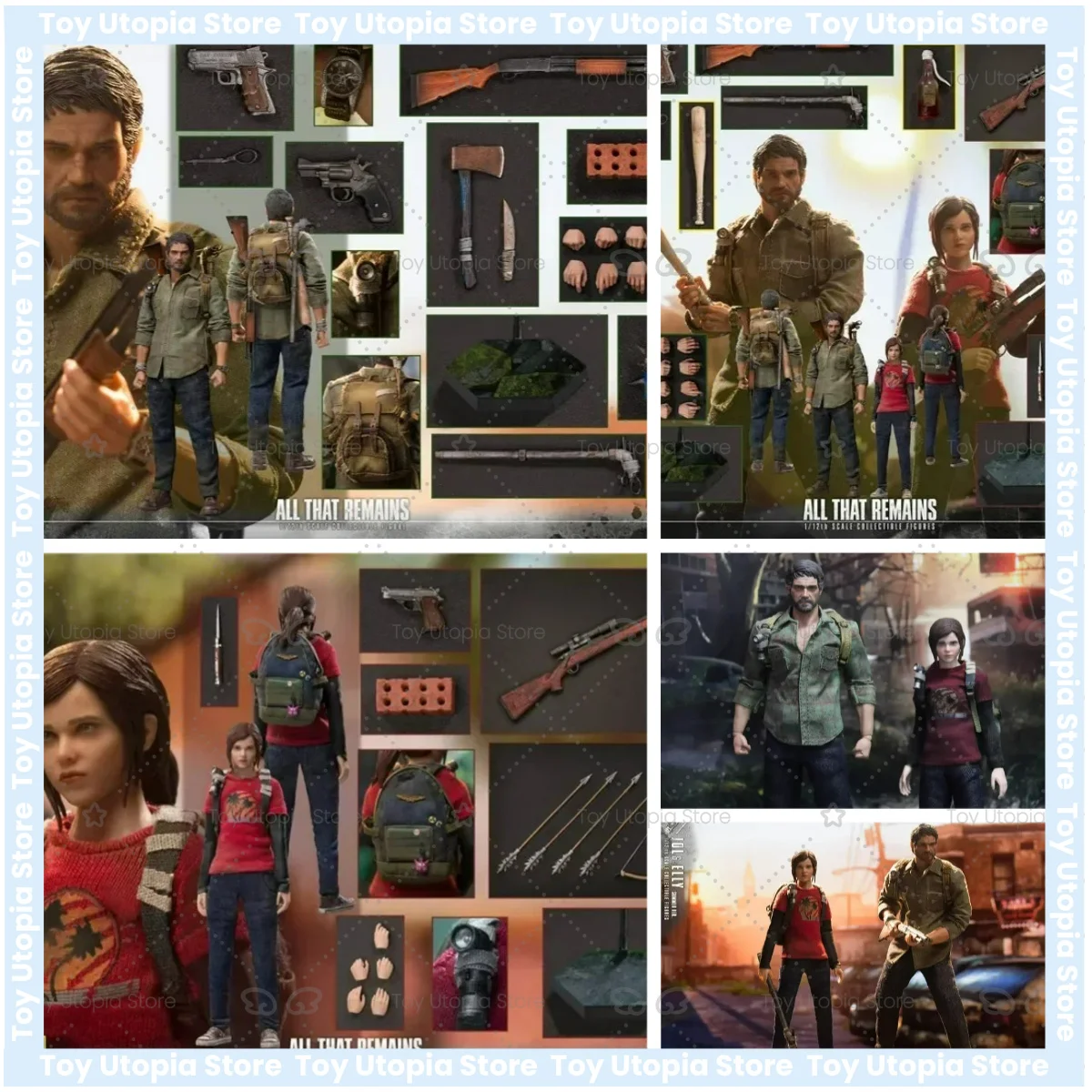 En stock, Limtoys Lmn original, 6 pulgadas, modelo de juguete coleccionable de Joel y Ellie de la serie Soldier Adventure, escala 1/12