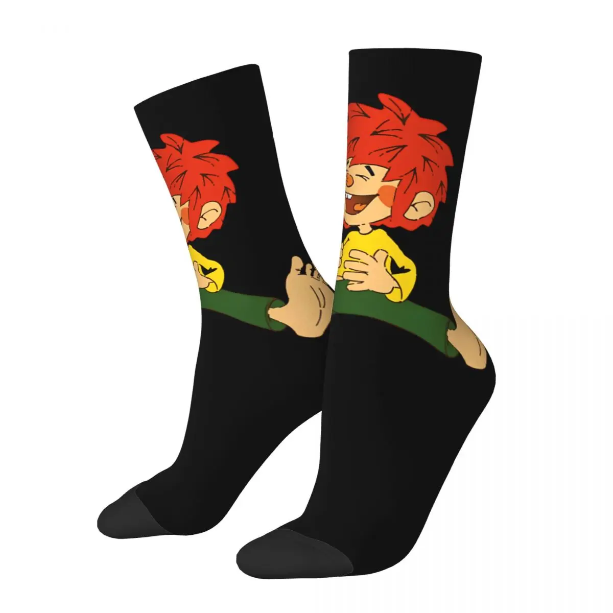 

Hip Hop Retro Exhilarating Crazy Men's compression Socks Unisex Pumuckl Street Style Seamless Printed Funny Novelty Happy Crew