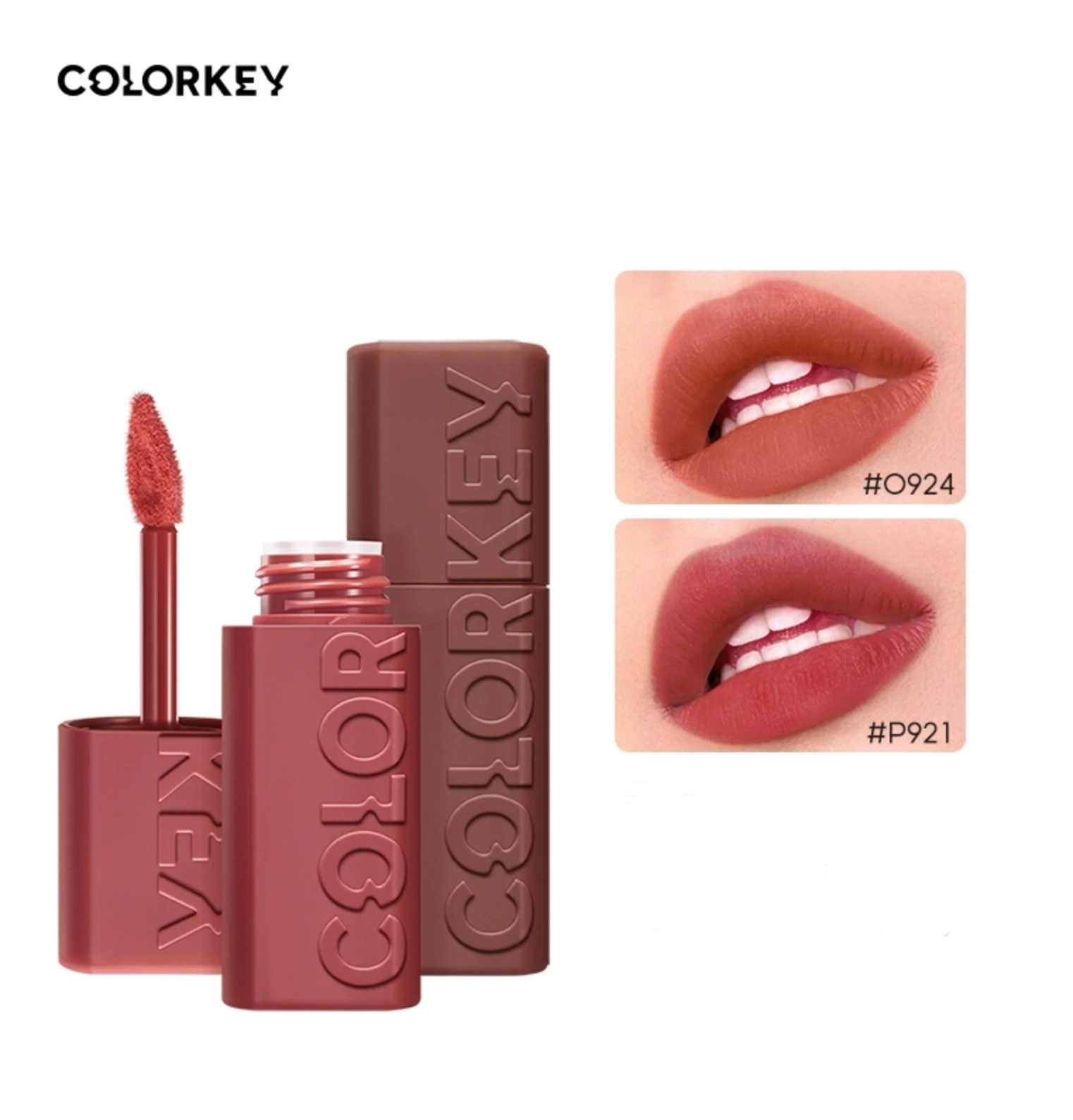 

Colorkey Cocoa Matte Lip Mud Matte Lip Glaze Lipstick 3g