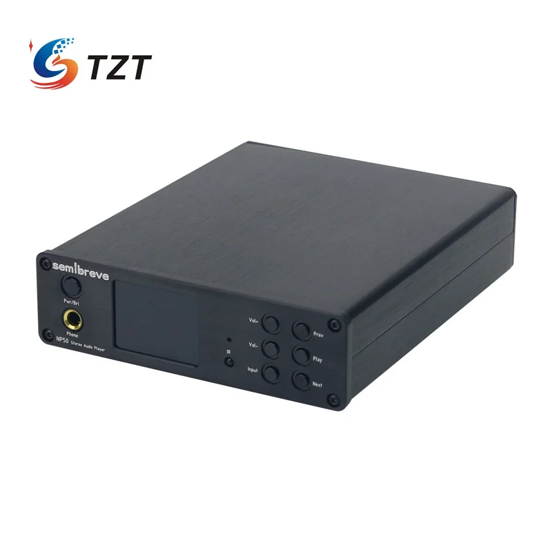 TZT Semibreve NP50 Lossless Audio Decoder Bluetooth5.3 Headphone Amplifier AK4499EXEQ DAC (Active Crystal Oscillator)