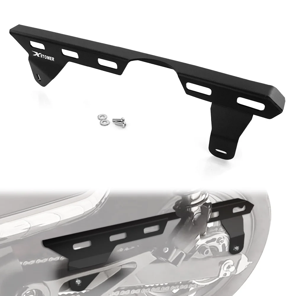 

For Honda DAX125 DAX 125 2022 2023 2024 2025 Motorcycle Aluminum Rear Sprocket Chain Guard Cover Protector Black
