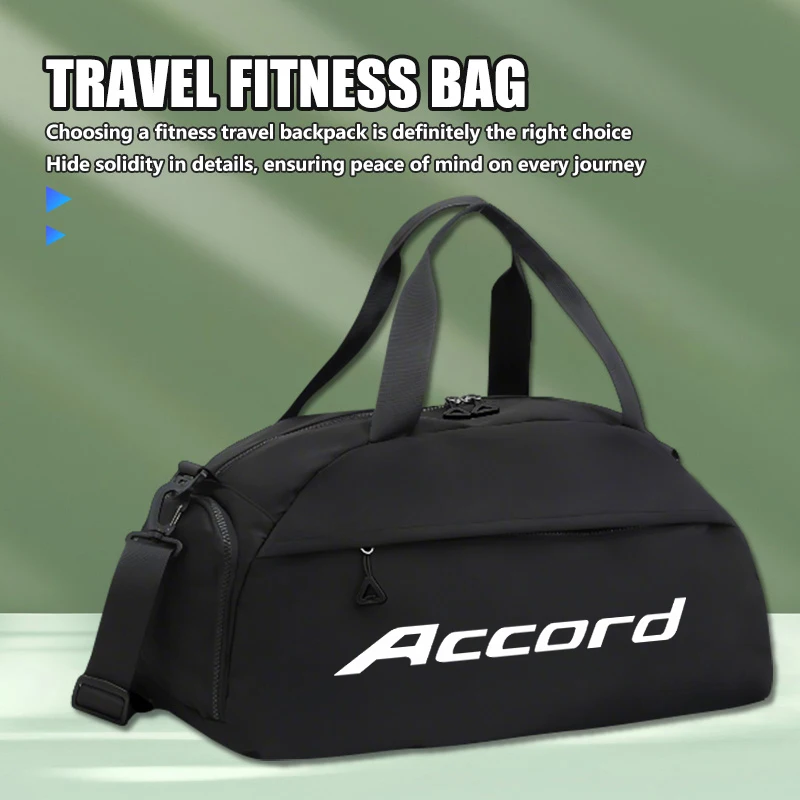 

Travel Large Capacity Duffle Shoe Compartment Sport Fitness Bag For Honda typer civic 4d 10th gen 8th 2014 2015 2016 2017 2018