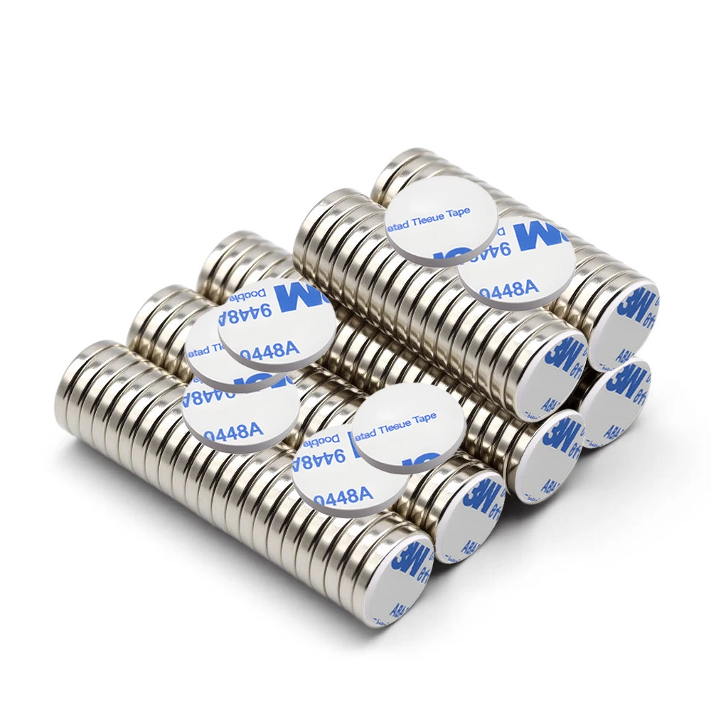 

15x3MM iman Refrigerator magnets With double-sided tape DIY Office Whiteboard Workshop