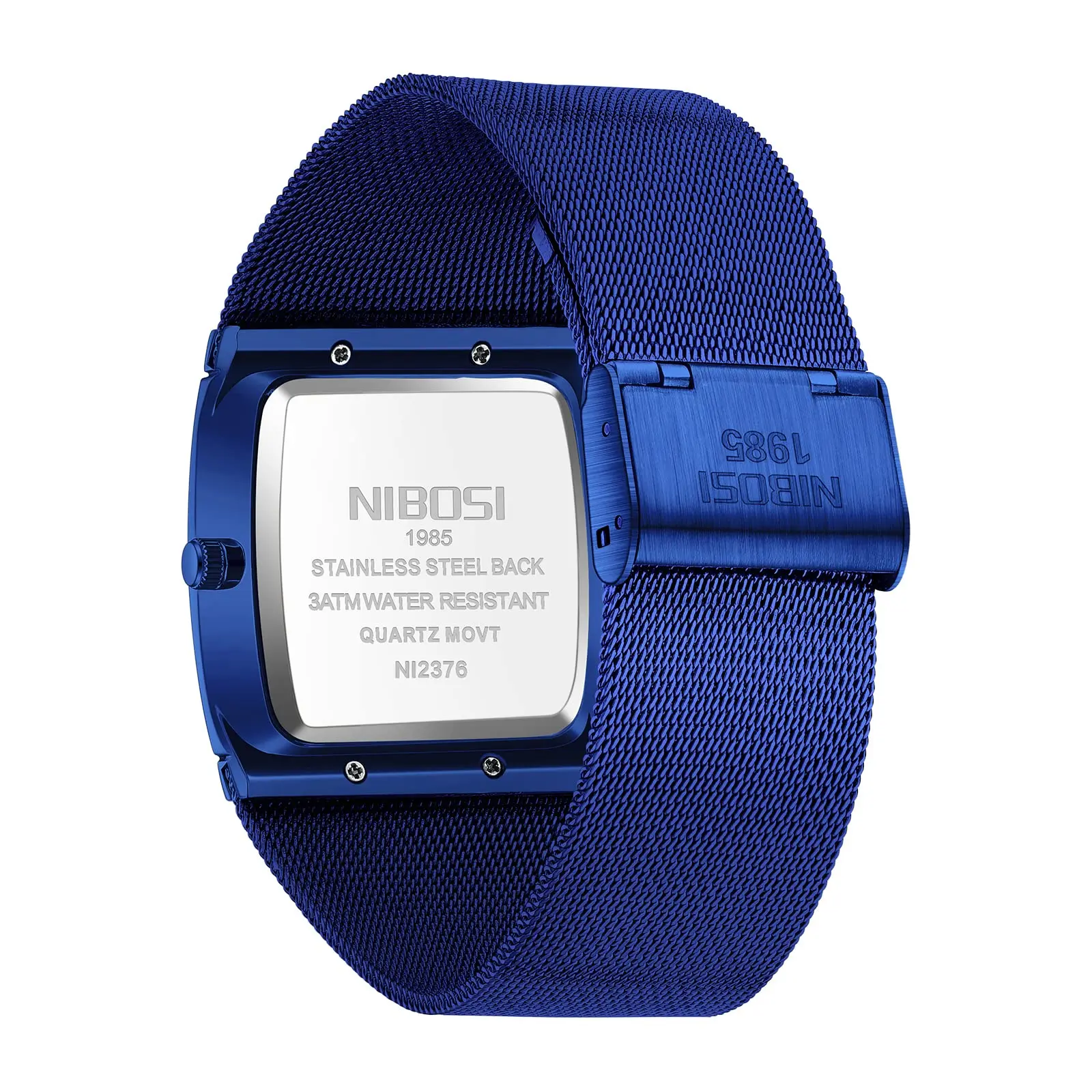 NIBOSI Men Watches Business Square Military Waterproof Sport Analog Quartz Wris… - Image 2