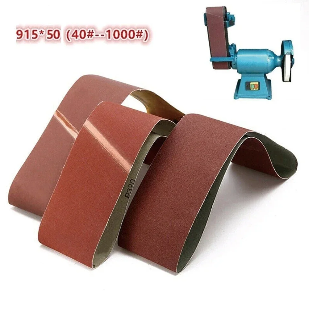 50*915Mm Bền Chà Nhám Thắt Lưng 40-1000Grit Dây Vải Sanders Vải Poly Lưng Cho Đồ Nội Thất Phần Cứng Trang Trí Đánh Bóng