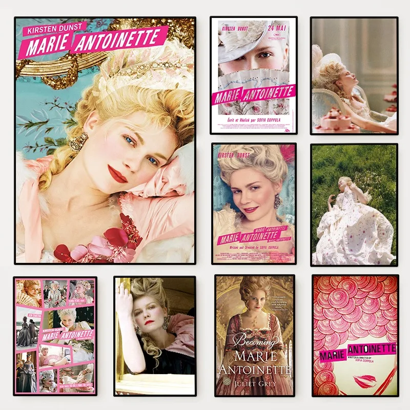 Marie Antoinette 2006 Classic Movie Poster French Court History Biography Canvas Painting Film Wall Art Living Room Home Decor