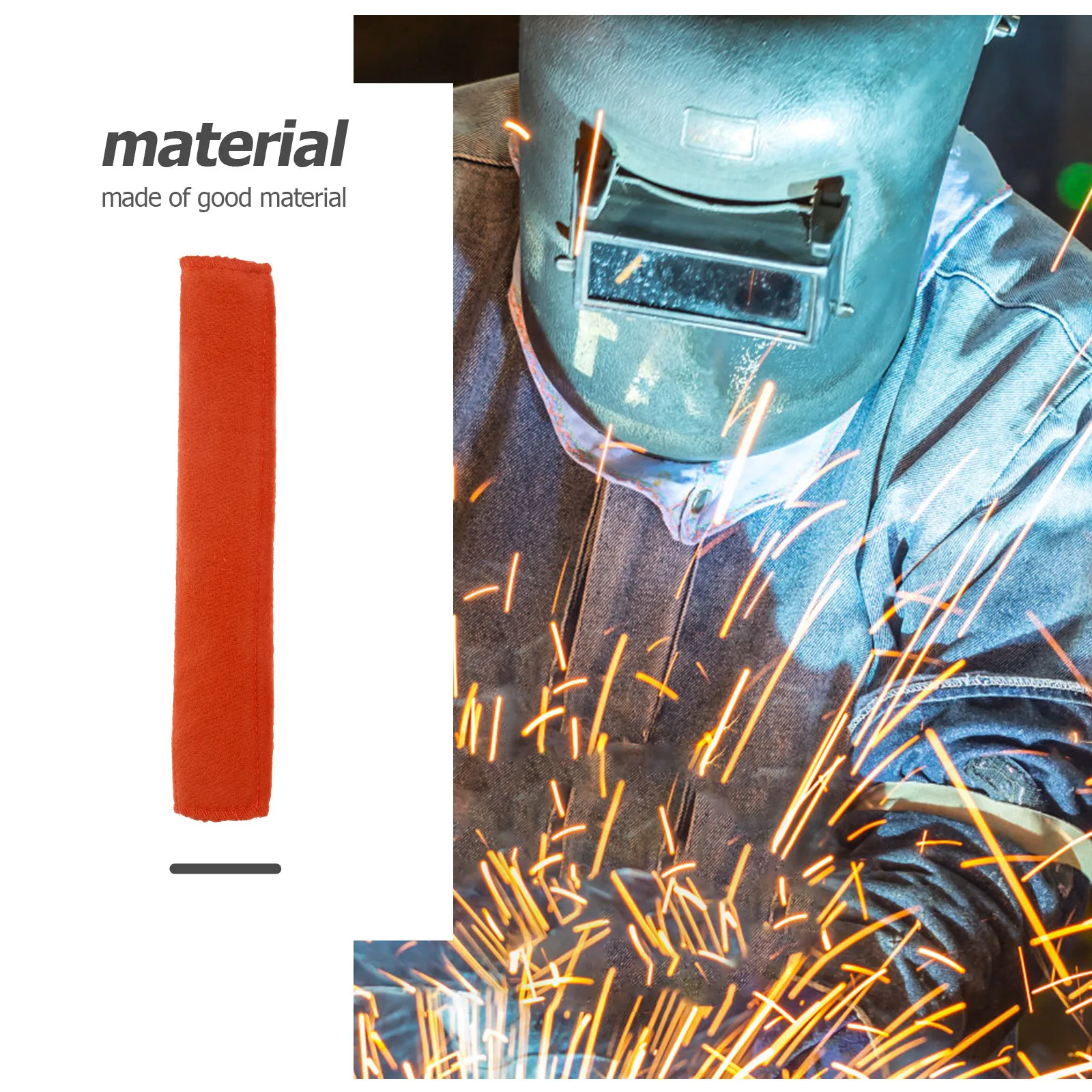 Forro de seguridad ignífugo, banda absorbente de sudor, cojín transpirable, casco duro de soldadura, protección adicional, 4 Uds.