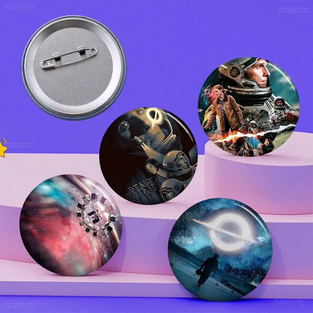 Classic Movie I-Interstellar Anime Brooches Cute Cartoon  Badge Jacket Jeans Lapel Pin Gift Accessorie