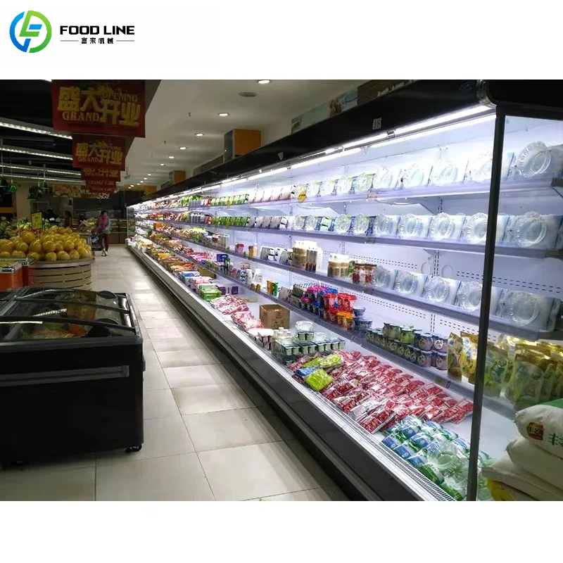 Customized Refrigeration Display Cabinet Beverage Drink Fridge Glass Door Refrigerator for Restaurant Cafe