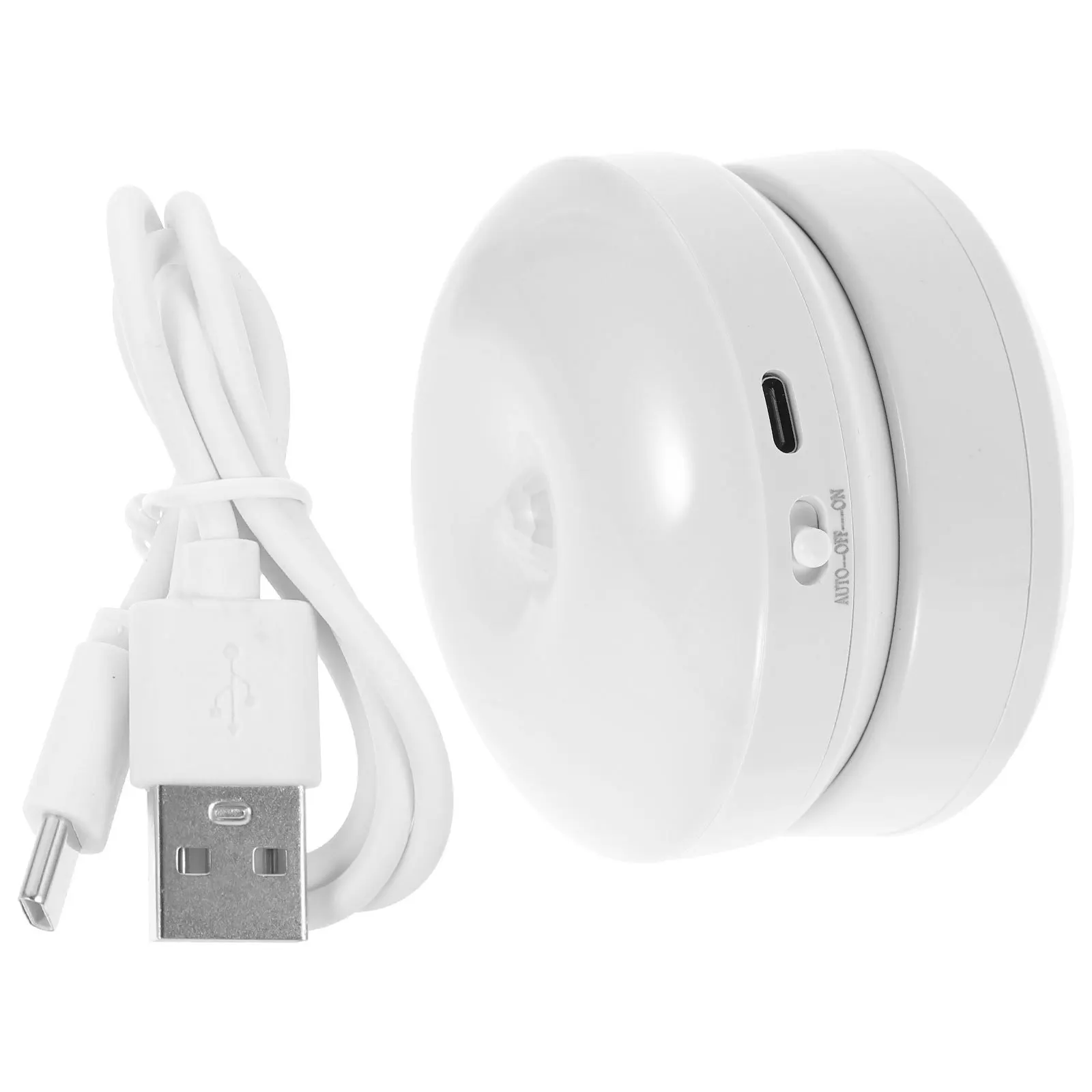 

Motion Sensor Night Light Rechargeable Led Wall Lamp Magnetic Base For Hallway Bathroom Closet Staircase Cabinet Bedroom