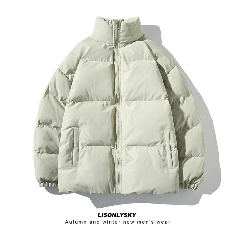 LAPPSTER-Parkas courts colorés pour hommes, manteau à bulles, streetwear, mode coréenne, veste d'hiver Harajuku, vêtements noirs, vestes matelassées