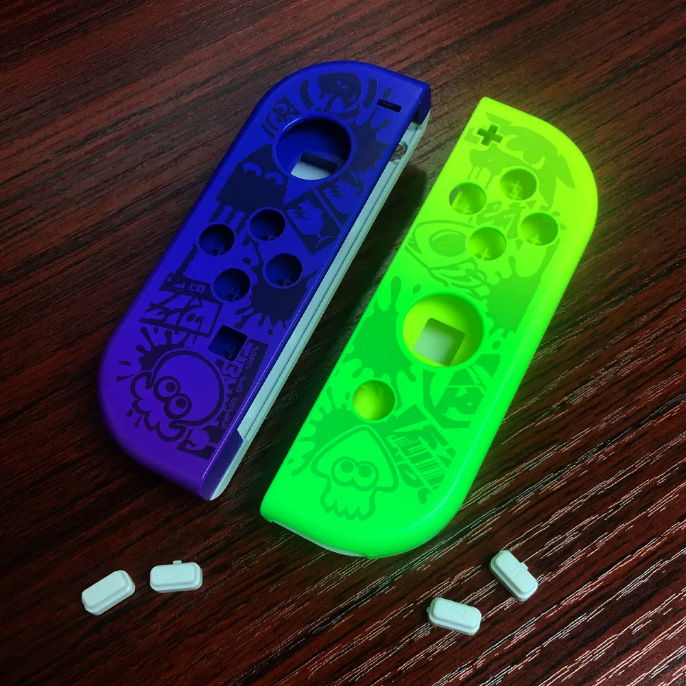 

DIY корпус из твердого пластика Shell для Nintendo Switch Controller NS Joycon, запасные части для Splatoon3 Limited Edition