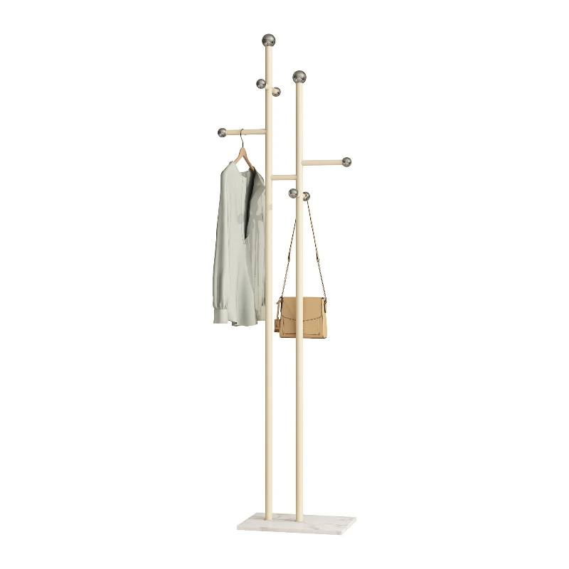 

Italian hanger floor to ceiling bedroom door, creative coat rack