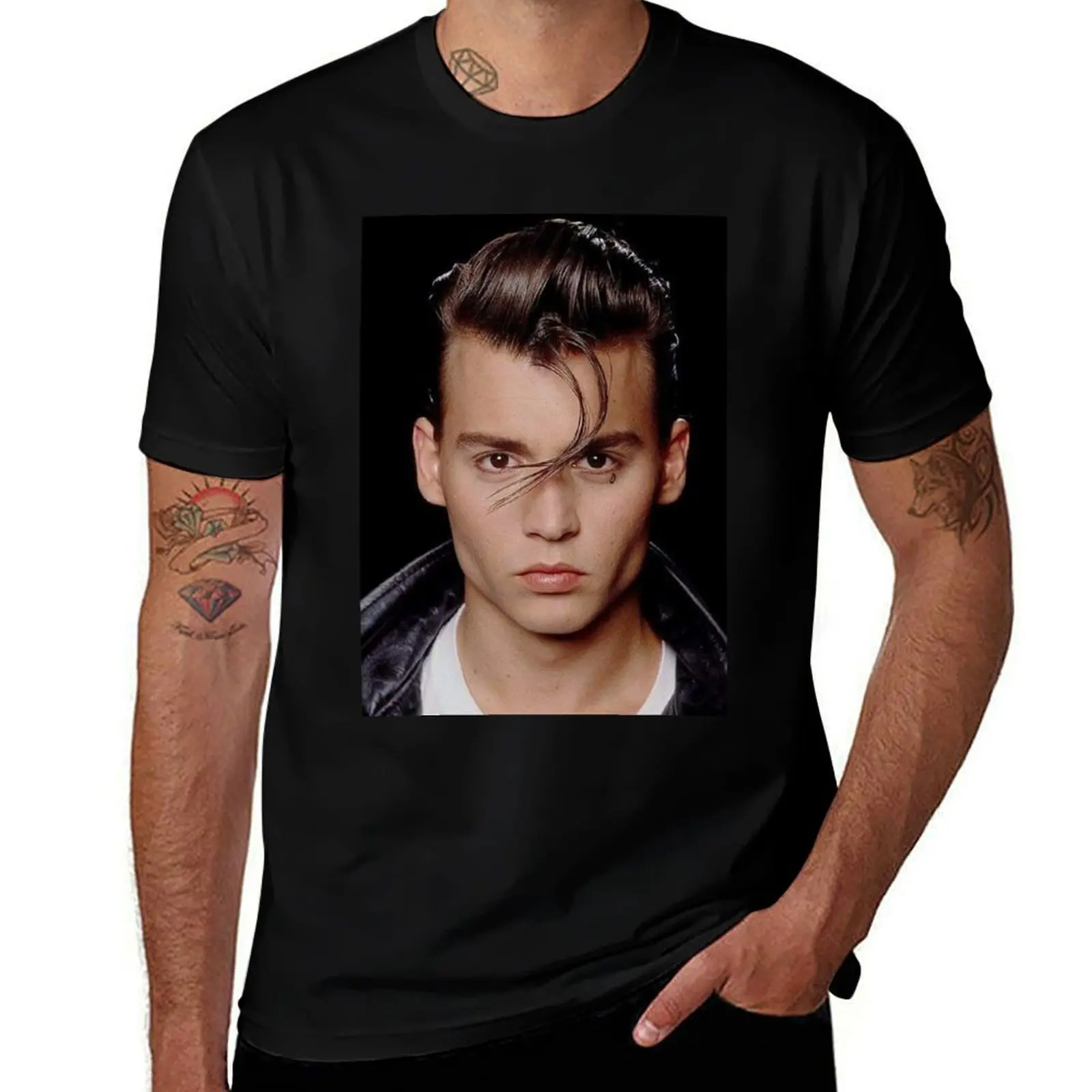 

johnny depp young T-Shirt Moisture Wicking Quick Dry Tee