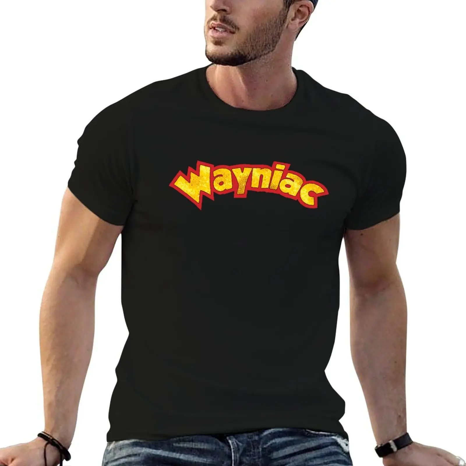

She's a Wayniac! T-Shirt man t shirts high quality luxury brand man graphic t shirt man t shirts for men casual T-shirt