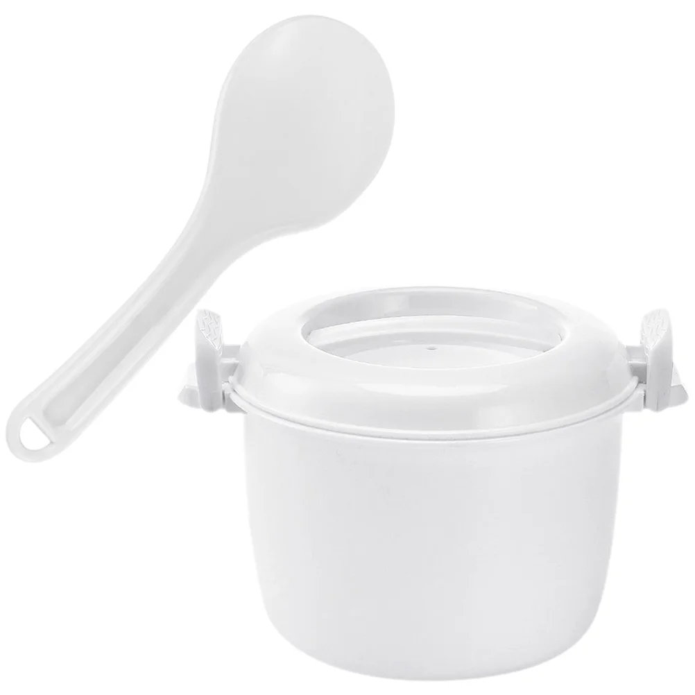 

1 set Microwave Rice Cooker 600Ml Large Capacity Bpa-Free Plastic Portable Food Container For Home Office Dorm Cooking Steamer