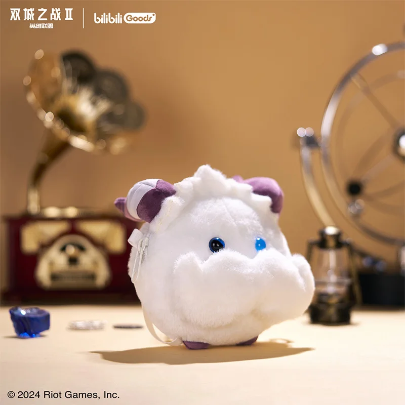 Game LOL Arcane Poro Coin Purse Cosplay Plush Crossbody Bag for Men Women College Gifts