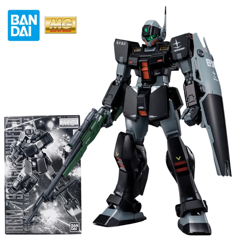 Bandai Gundam Model Kit RGM-79SP GM Sniper 2 Gundam Anime Figures Collection Gunpla Mobile Suit Toys for Boys Gifts