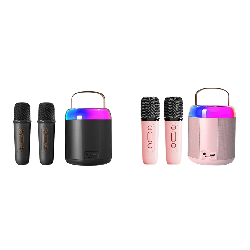 

A99E-Portable Karaoke Machine Y2 KTV Bluetooth System Wireless Dual Microphone High-Fidelity Stereo Sound