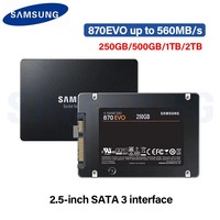 SAMSUNG 2.5'' SATAIII SSD 870 Evo 2TB 1TB 500GB 250GB Internal Solid State Drive Storage Disk For Laptop or Desktop