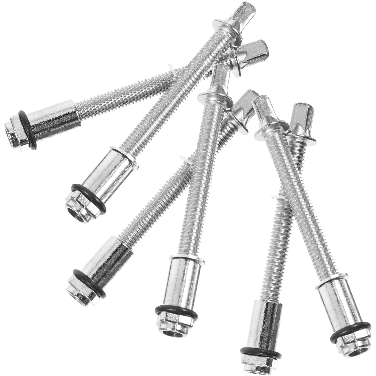 

6pcs Drum Screws Fittings Tension Rods 78mm for Drums Hardware Snare Kit Accessories Drum Set Repair Jazz Lug Screws