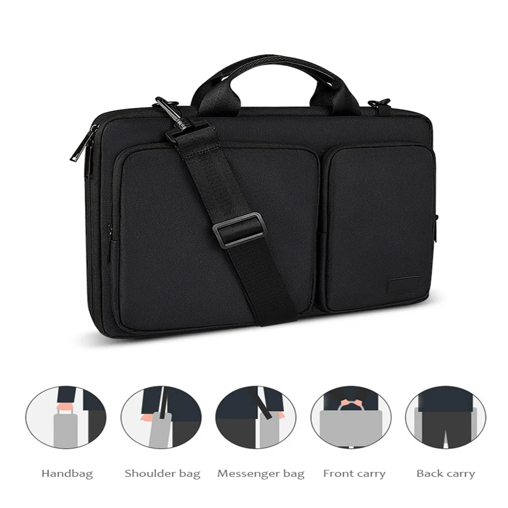 Shockproof Laptop Bag 13.3 14 15.6 16 Inch Notebook Case Sleeve For Macbook Xiaomi Air Pro Hp13 15 Shoulder Briefcase Women Bags