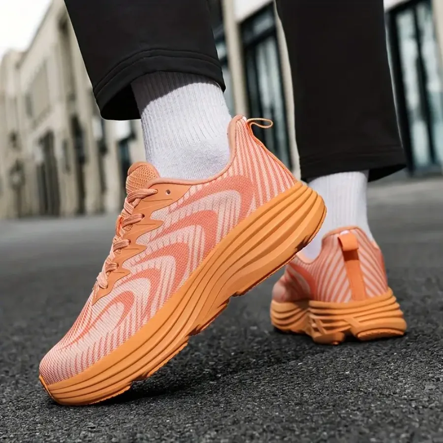 

Дышащие кроссовки для мужчин с мягкой подошвой и амортизацией, спортивные повседневные кроссовки