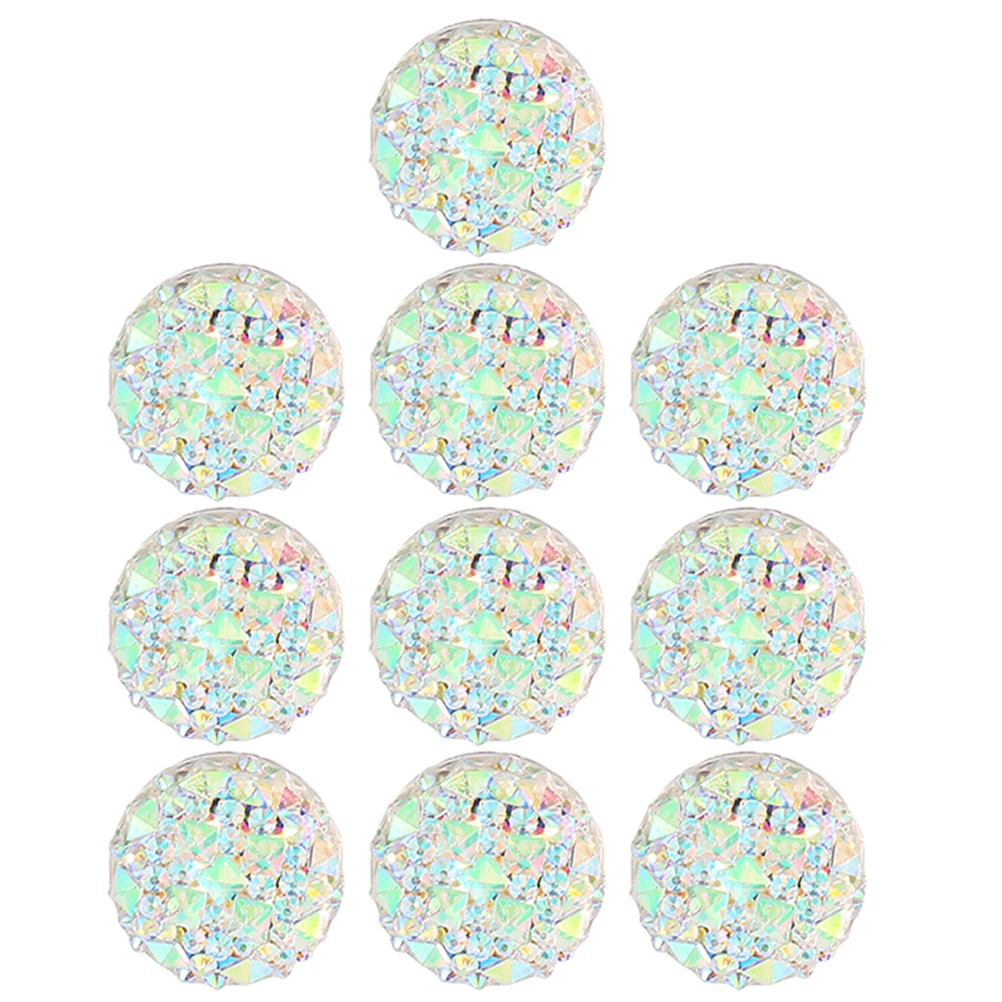 

10 Pcs Rhinestone Thumbtack Tacks Resin Small Thumbtacks Home Office Desk Accessories Convenient Push Pin Replaceable Pins Daily