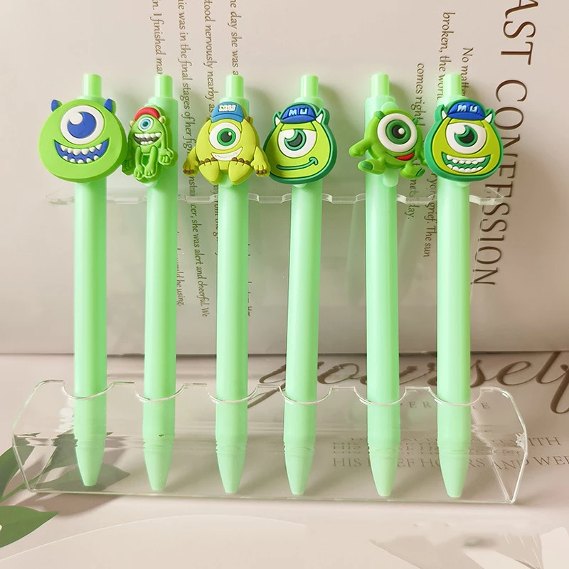 12/24pcs Disney Toy Story Gel Pen Mike Sullivan Student Writing Neutral Pen Ballpoint Pen School Office Supplie Wholesale Prize