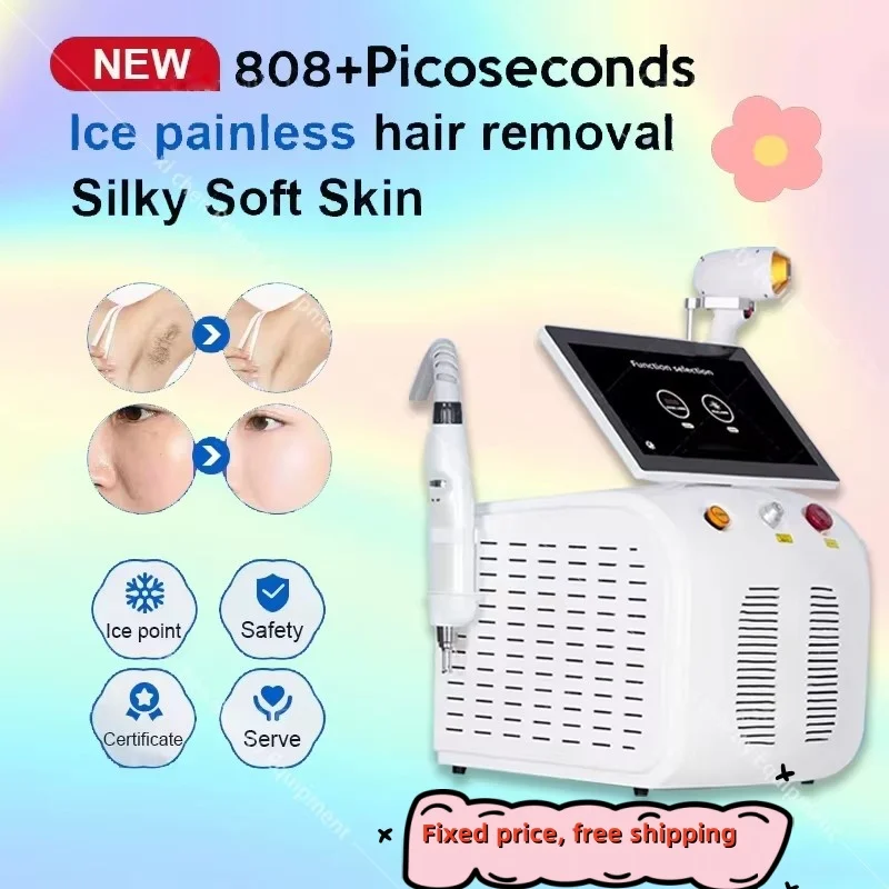 2025 Professional Diode Laser Body Hair Removal Machine Permanent Portable Alexandrite 808 755 1064 3 waves Epilator CE Woma