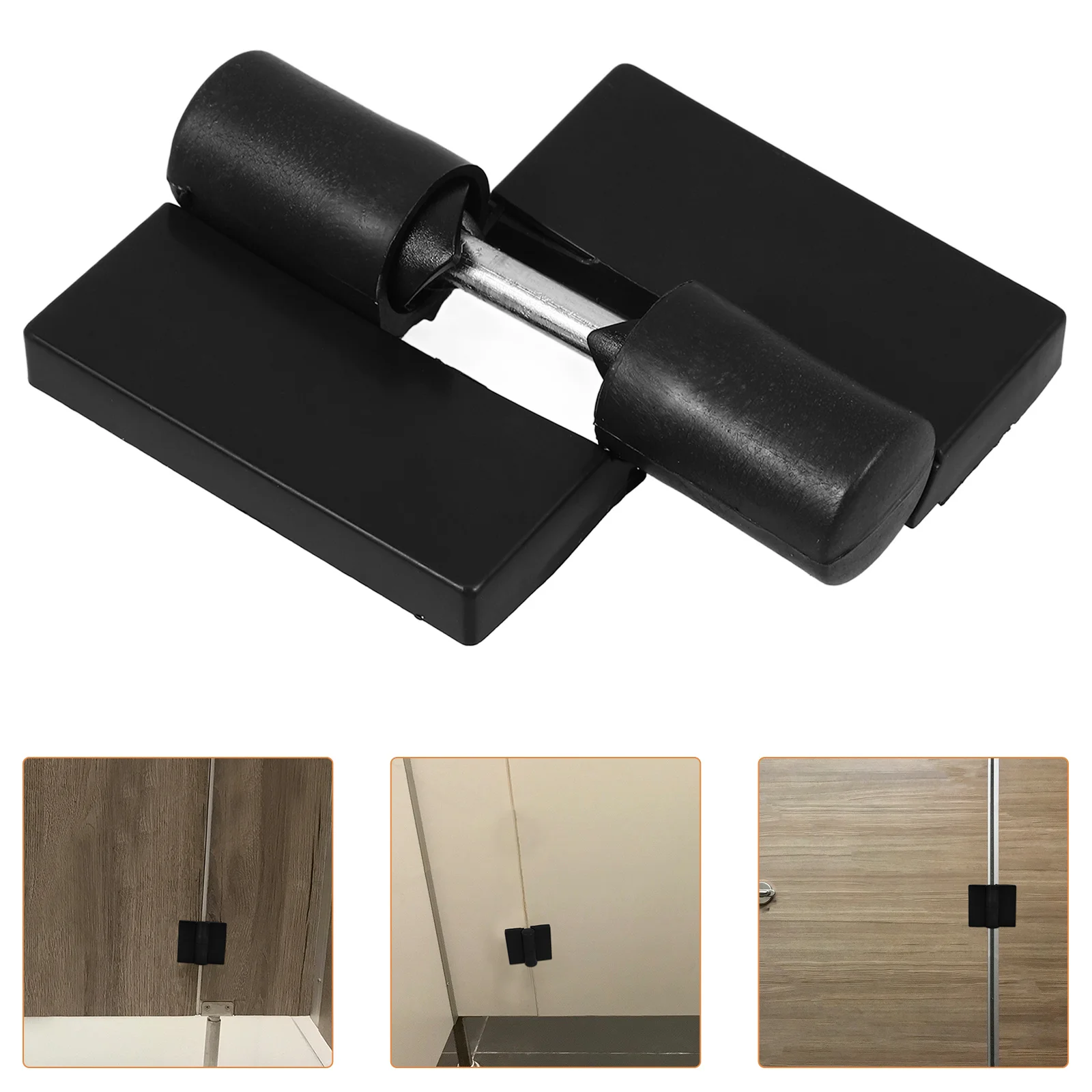 

2Pcs Public Toilet Hinges Offset Door Heavy Duty Plastic Partition Hardware Adjustable Connection Accessories Hinges